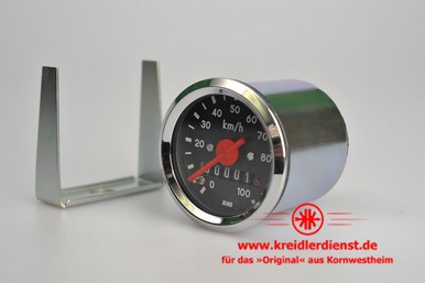 Tachometerkopf 0-100 km/h (schwarz) Germany