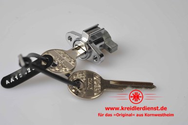 Werkzeugkastenschloß m. 2 Schlüsseln